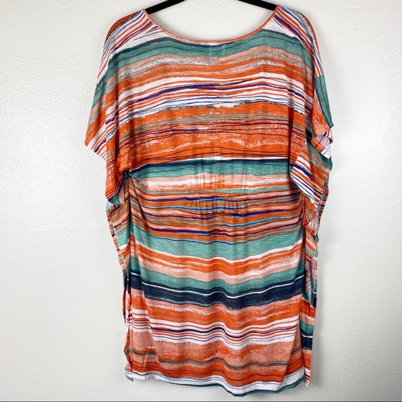 ELLA MOSS Printed Caftan Top Size XS - Picture 6 of 9